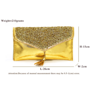 Envelope Designer Jhumka Fitting Ladies Clutch - myStore20202019