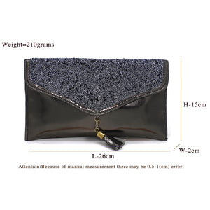 Envelope Designer Jhumka Fitting Ladies Clutch - myStore20202019