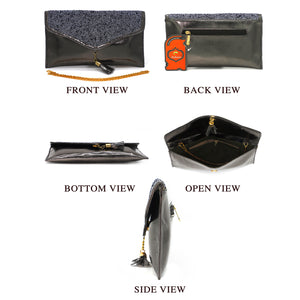 Envelope Designer Jhumka Fitting Ladies Clutch - myStore20202019