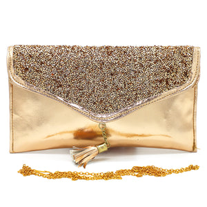 Envelope Designer Jhumka Fitting Ladies Clutch - myStore20202019
