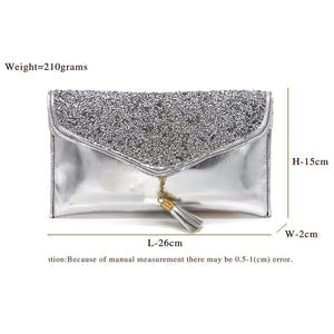 Envelope Designer Jhumka Fitting Ladies Clutch - myStore20202019