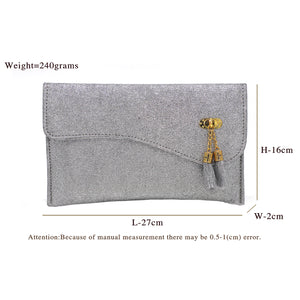 Envelope Double Jhumka Fitting Ladies Clutch - myStore20202019