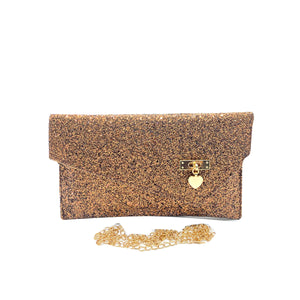 Envelope Shape Heart Fitting Designer Clutch - myStore20202019