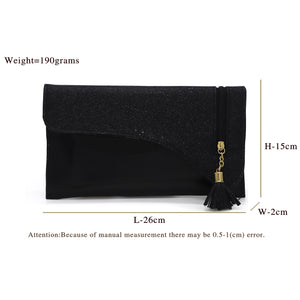 Envelope Zip Jhumka Fitting Ladies Clutch - myStore20202019