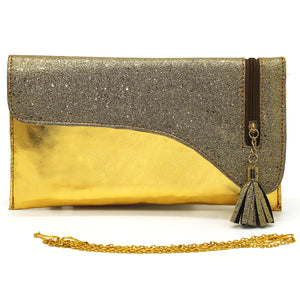 Envelope Zip Jhumka Fitting Ladies Clutch - myStore20202019