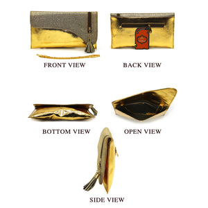 Envelope Zip Jhumka Fitting Ladies Clutch - myStore20202019