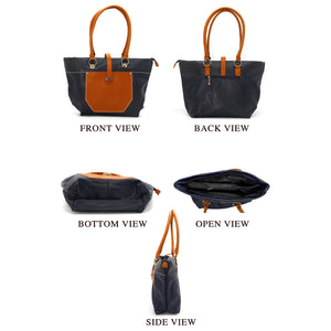 Flap Pocket Single Zip Ladies HandBag - myStore20202019