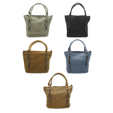 Load image into Gallery viewer, Front Double Zip Pattern Ladies HandBag - myStore20202019

