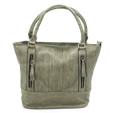 Load image into Gallery viewer, Front Double Zip Pattern Ladies HandBag - myStore20202019
