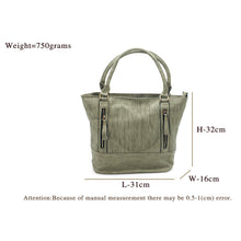 Load image into Gallery viewer, Front Double Zip Pattern Ladies HandBag - myStore20202019

