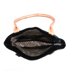 Front Pocket Double Zip Lehar Women HandBag - myStore20202019