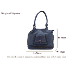 Load image into Gallery viewer, Front Pocket Single Zip Mat Finish Ladies HandBag - myStore20202019
