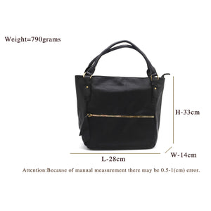 Front Zip Single Zip Dotted Ladies HandBag - myStore20202019