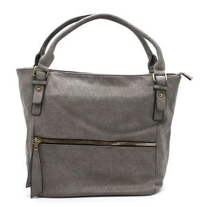 Front Zip Single Zip Dotted Ladies HandBag - myStore20202019