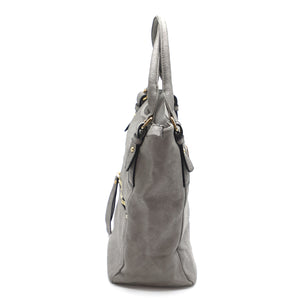 Front Zip Single Zip Dotted Ladies HandBag - myStore20202019