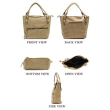 Load image into Gallery viewer, Front Zip Single Zip Dotted Ladies HandBag - myStore20202019
