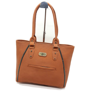 Front Pocket Double Zip Designer Hand Bag - myStore20202019