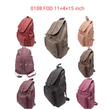 Load image into Gallery viewer, Girl&#39;s BackPack With Flap Buckle Front Pocket Stone Fitting Design - myStore20202019
