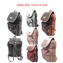 Load image into Gallery viewer, Girl&#39;s Back Pack With Flap Lock Pocket Two Front Zip Design - myStore20202019
