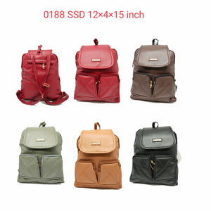 Girl's BackPack With Front Two Pocket Flap Design - myStore20202019