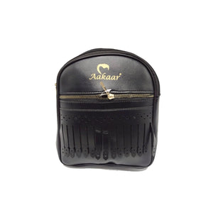 Girl's BackPack With Front Zip Strips Design - myStore20202019