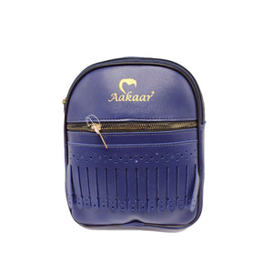 Girl's BackPack With Front Zip Strips Design - myStore20202019
