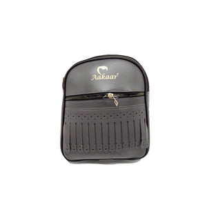 Girl's BackPack With Front Zip Strips Design - myStore20202019