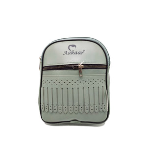 Girl's BackPack With Front Zip Strips Design - myStore20202019