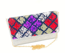 Load image into Gallery viewer, Jute Sequence Clutch - myStore20202019
