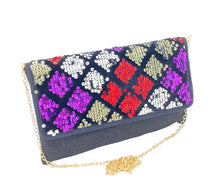 Load image into Gallery viewer, Jute Sequence Clutch - myStore20202019

