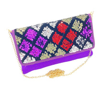 Load image into Gallery viewer, Jute Sequence Clutch - myStore20202019
