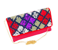 Load image into Gallery viewer, Jute Sequence Clutch - myStore20202019
