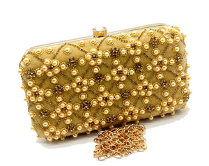Handwork Velvet Frame Clutch - myStore20202019