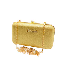 Load image into Gallery viewer, Metal Frame Shimmer Aakaar Fitting Clutch - myStore20202019
