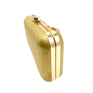 Metal Frame Shimmer Aakaar Fitting Clutch - myStore20202019