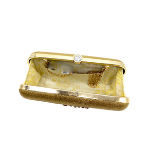 Metal Frame Shimmer Aakaar Fitting Clutch - myStore20202019