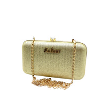 Load image into Gallery viewer, Metal Frame Shimmer Aakaar Fitting Clutch - myStore20202019
