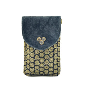 Mobile Cover With Three Stone Fitting on Front - myStore20202019