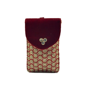 Mobile Cover With Three Stone Fitting on Front - myStore20202019