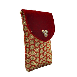 Mobile Cover With Three Stone Fitting on Front - myStore20202019