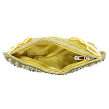 Load image into Gallery viewer, Party Wear Clutch With Moti Work And Boat Shape - myStore20202019
