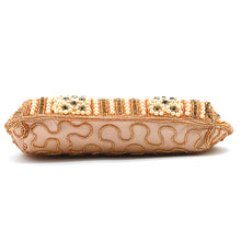 Load image into Gallery viewer, Party Wear Clutch With Moti Work And Boat Shape - myStore20202019

