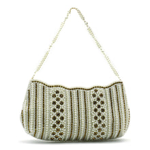 Load image into Gallery viewer, Party Wear Clutch With Moti Work And Boat Shape - myStore20202019
