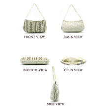 Load image into Gallery viewer, Party Wear Clutch With Moti Work And Boat Shape - myStore20202019
