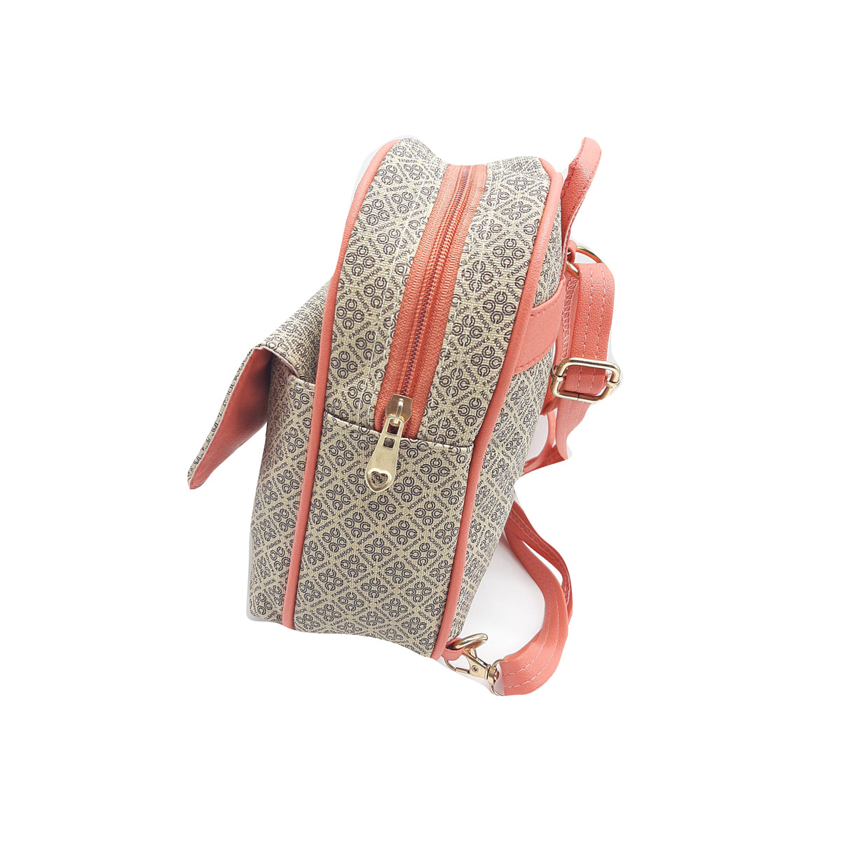 Printed Single Zip Front Pocket C Fashion BackPack Heer Bags