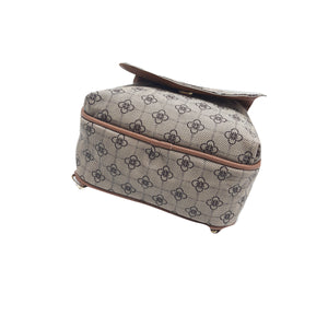 Printed Single Zip Front Pocket Flower BackPack - myStore20202019
