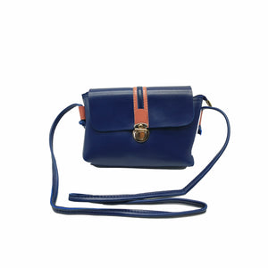 Women's Sling Bag Push Lock With Long Belt - myStore20202019