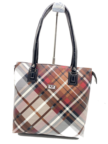 Single Zip Multicolor Stylish Handbag - myStore20202019