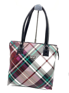 Single Zip Multicolor Stylish Handbag - myStore20202019