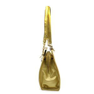Single Zip Frame Shine Ladies HandBag - myStore20202019